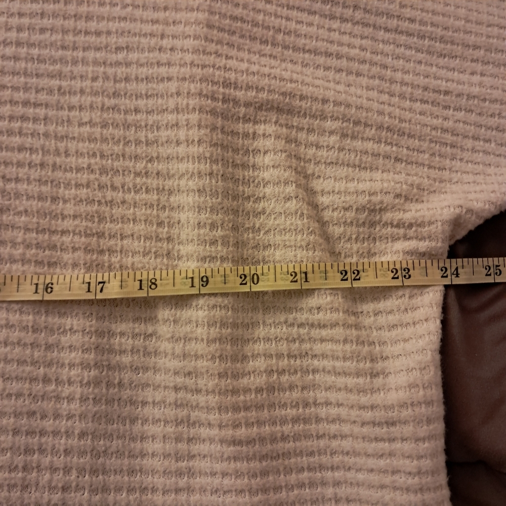 We The Free Sweater Women's Medium M Cream Waffle Cowl Neck Oversized Cozy - Picture 10 of 12